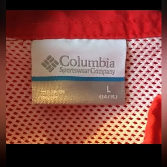 Columbia PFG Red Georgia Bulldogs Fishing Shirt Size Large - Picture 7 of 10